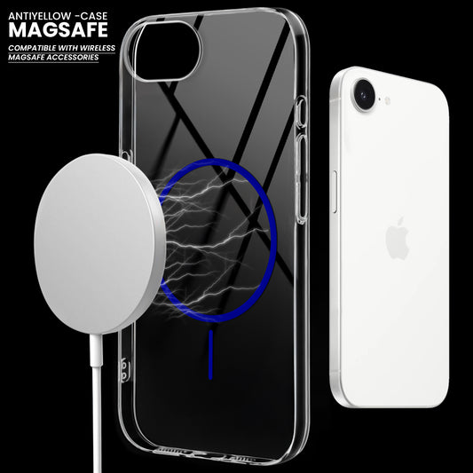 Crystal Clear Anti-Yellowing Magsafe Case For Apple iPhone 16e