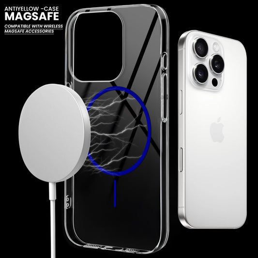 Crystal Clear Anti-Yellowing Magsafe Case For Apple iphone 16 Pro Max