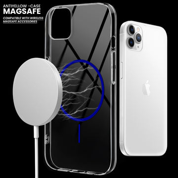 Crystal Clear Anti-Yellowing Wireless Charging Support Case For Apple iPhone 11 Pro
