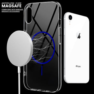 Crystal Clear Anti-Yellowing Wireless Charging Support Case For Apple iPhone XR
