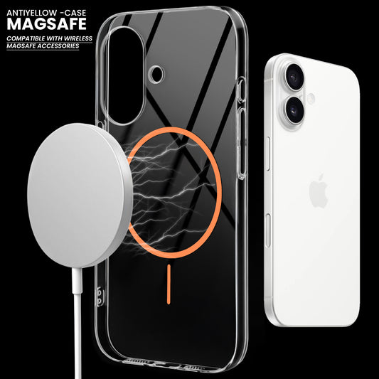 Crystal Clear Anti-Yellowing Magsafe Case For Apple iPhone 16