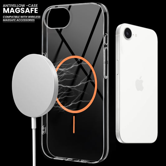 Crystal Clear Anti-Yellowing Magsafe Case For Apple iPhone 16e