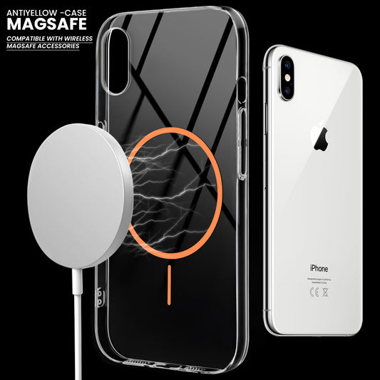 Crystal Clear Anti-Yellowing Magsafe Case For Apple iPhone X