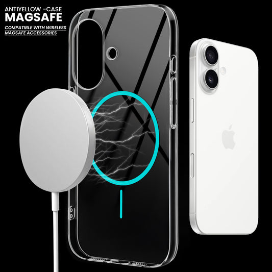 Crystal Clear Anti-Yellowing Magsafe Case For Apple iPhone 16 Plus