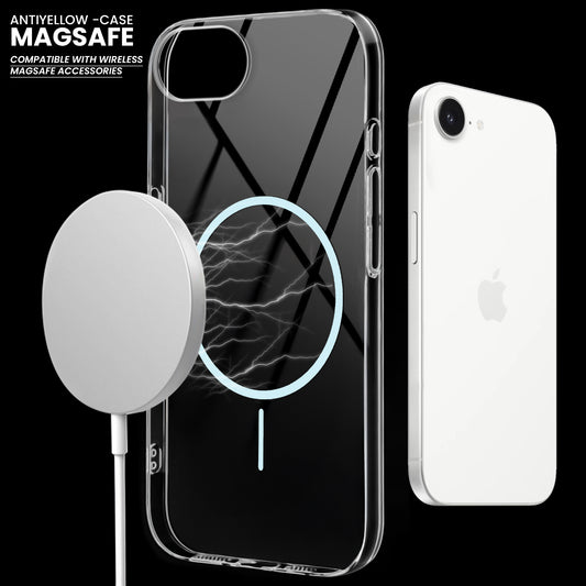 Crystal Clear Anti-Yellowing Magsafe Case For Apple iPhone 16e