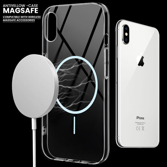 Crystal Clear Anti-Yellowing Magsafe Case For Apple iPhone X