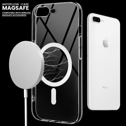 Colored Transparent Anti-Yellowing Magsafe Case For Apple iPhone 7 Plus