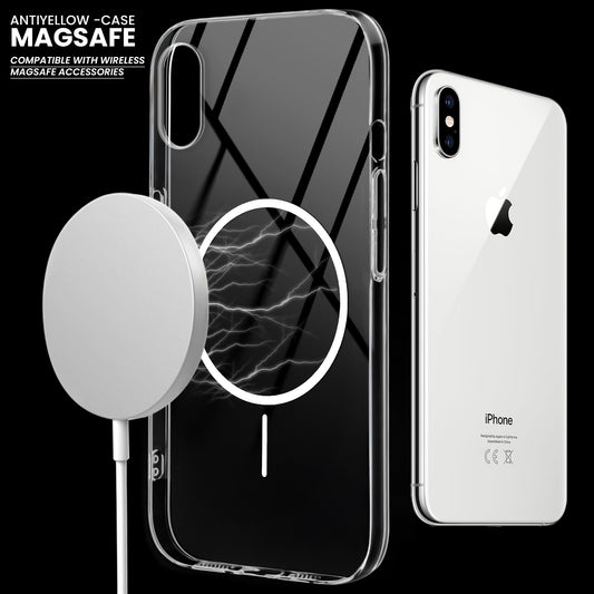 Crystal Clear Anti-Yellowing Magsafe Case For Apple iPhone X