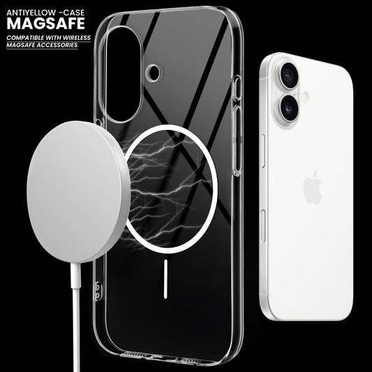 Crystal Clear Anti-Yellowing Magsafe Case For Apple iPhone 16