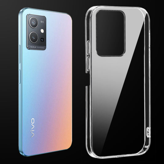Crystal Clear Hard Anti-Yellow Transparent Back Cover Case For iQOO Z6 5G