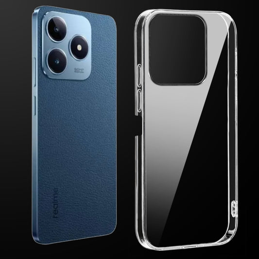 Crystal Clear Hard Anti-Yellow Transparent Back Cover Case For Realme C63