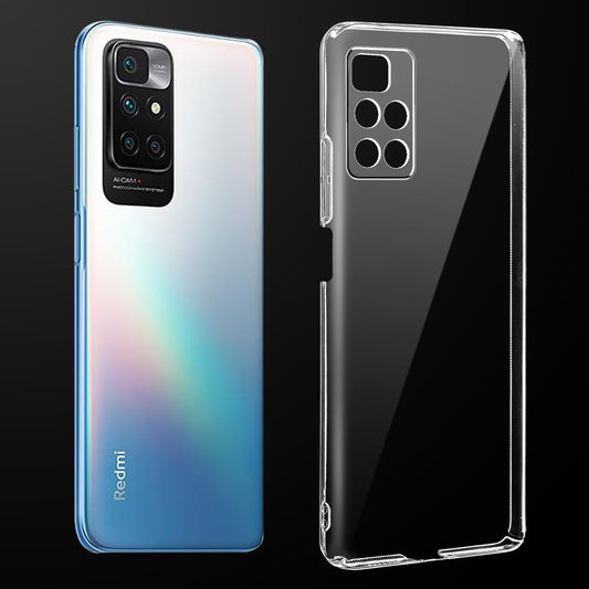 Crystal Clear Hard Anti-Yellow Transparent Back Cover Case For Redmi 10 Prime