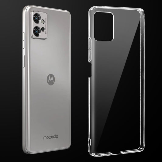 Crystal Clear Hard Anti-Yellow Transparent Back Cover Case For Motorola Moto G32