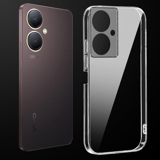 Crystal Clear Hard Back Anti-Yellowing Phone Case For Vivo Y27 4G