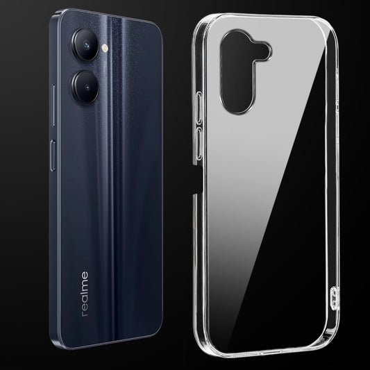 Crystal Clear Hard Anti-Yellow Transparent Back Cover Case For Realme C33