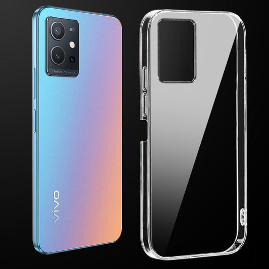 Crystal Clear Hard Anti-Yellow Transparent Back Cover Case For Vivo T1 5G
