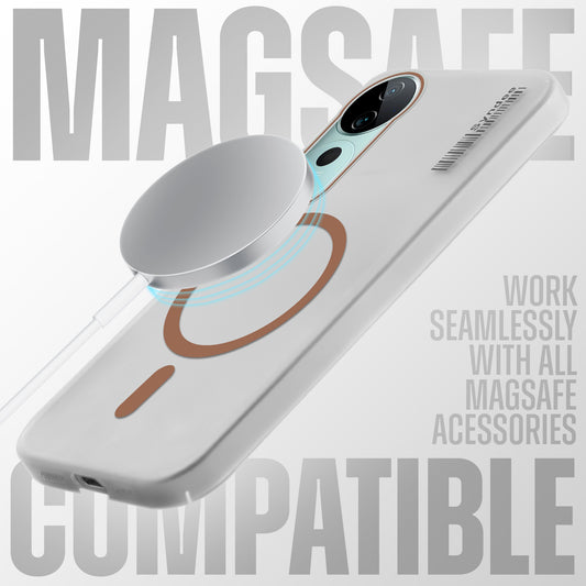 New Sleek Matte MagSafe Case For Vivo T3 Ultra 5G