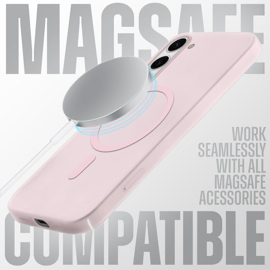 Sleek Frosted Matte Hard Case with MagSafe Support For Samsung S23 5G