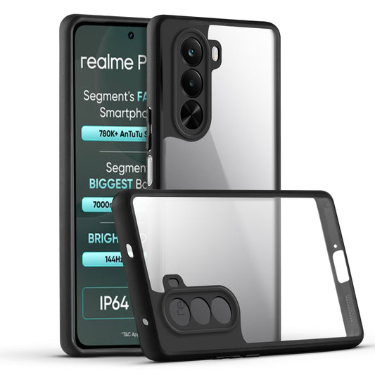 Soft Frame Clear Case For Realme P4x 5G