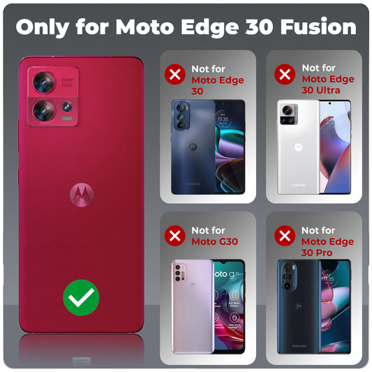 Premium Matte Silicone Back Cover for Motorola Moto Edge 30 Fusion