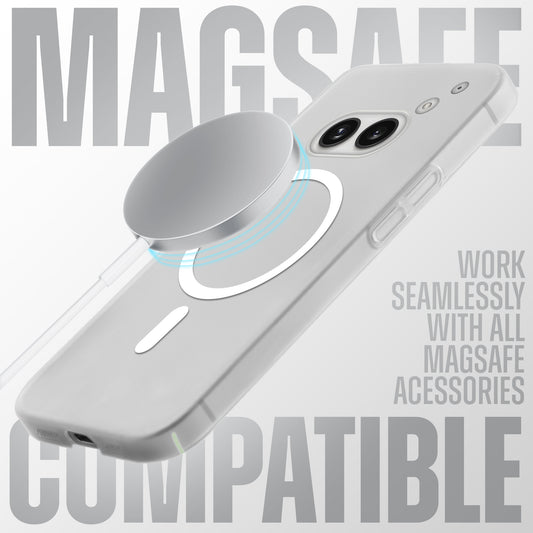 Sleek Frosted Matte Hard Case with MagSafe Support For Nothing Phone 2A