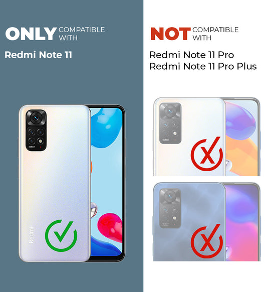 Premium Acrylic Transparent Back Cover for Mi Redmi Note 11s