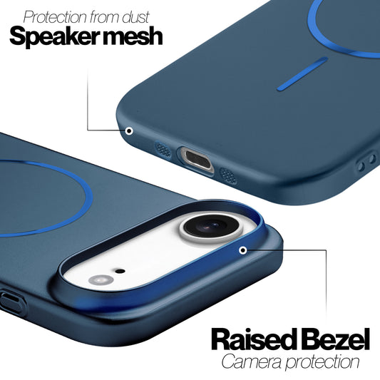 Slim Hard Shell Back Case for Apple iPhone 17 Air , Shiny Finish with Built in MagSafe Support