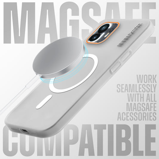 Elegant Colorful Frosted Matte Back With MagSafe Support Back Case For Nothing Phone 2