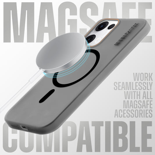 Elegant Colorful Frosted Matte Back With MagSafe Support Back Case For Oppo Reno 13 5G