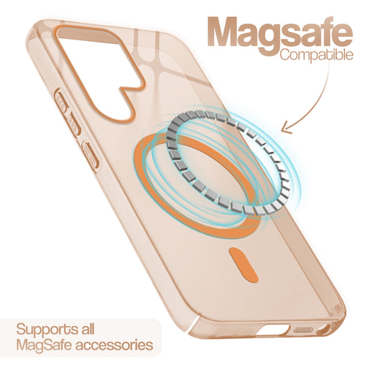 Glossy Hard Wireless Charging Support Case Samsung S25 Ultra 5G