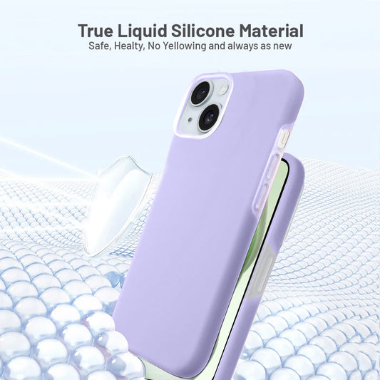 Premium Silicone Candy Case For Apple iPhone 15 Plus