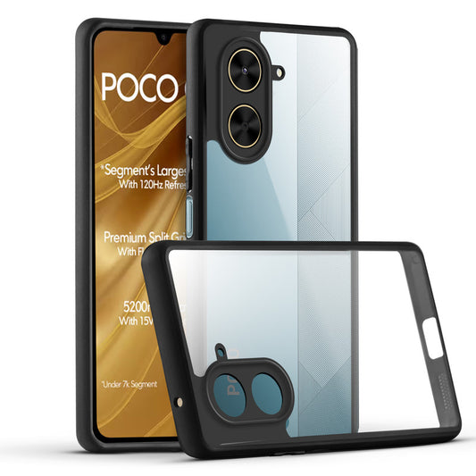 Soft Frame Clear Case For Poco C71