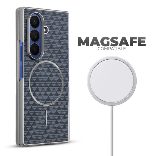 Flexible TPU Back Cover for Samsung Z Fold 7 with MagSafe Support & Unique Printed Designs