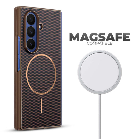 Flexible TPU Back Cover for Samsung Z Fold 7 with MagSafe Support & Unique Printed Designs