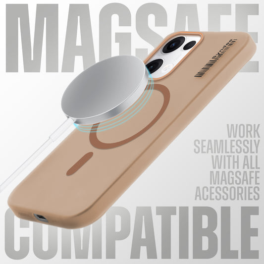Elegant Colorful Frosted Matte Back With MagSafe Support Back Case For Oppo Reno 13 5G