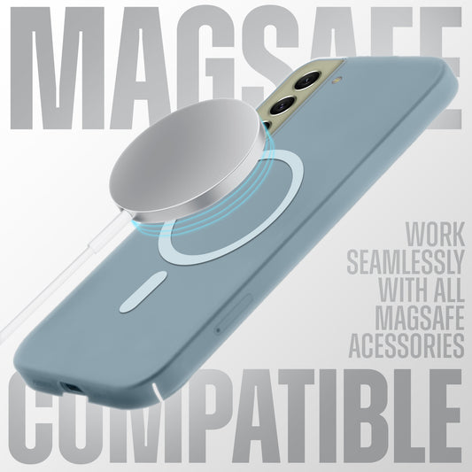 Sleek Frosted Matte Hard Case with MagSafe Support For Samsung S21 FE 5G