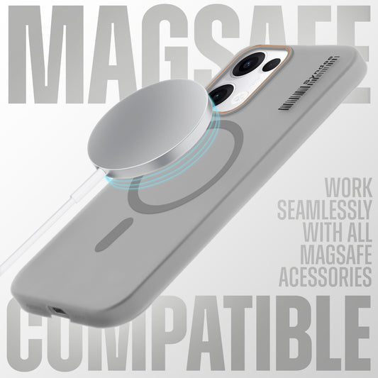 Elegant Colorful Frosted Matte Back With MagSafe Support Back Case For Oppo Reno 13 5G