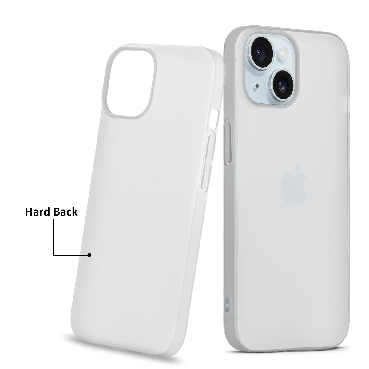 Ultra-Thin Frosted Hard Case for Apple iPhone 15