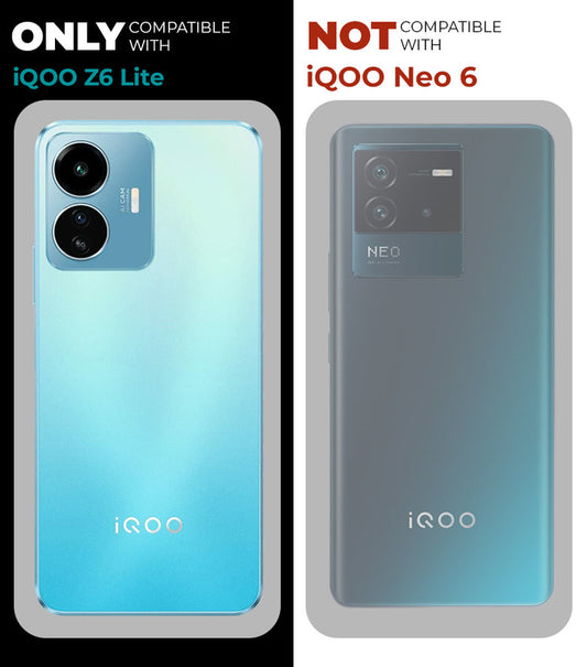 Premium Acrylic Transparent Back Cover for iQOO Z6 Lite