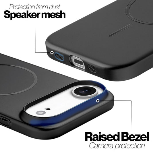 Slim Metallic Texture Wireless Charging MagSafe Case for Apple iPhone 17 Air