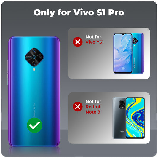 Premium Acrylic Transparent Back Cover for Vivo S1 Pro