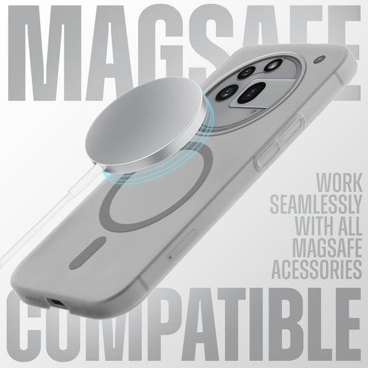 Sleek Frosted Matte Hard Case with MagSafe Support For Nothing Phone 3A Pro 5G