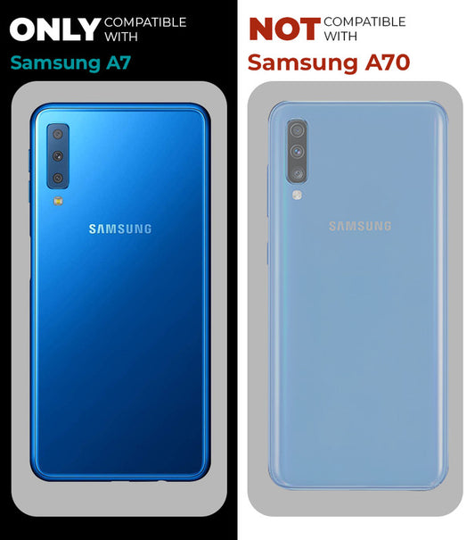 Premium Acrylic Transparent Back Cover for Samsung A7 2018