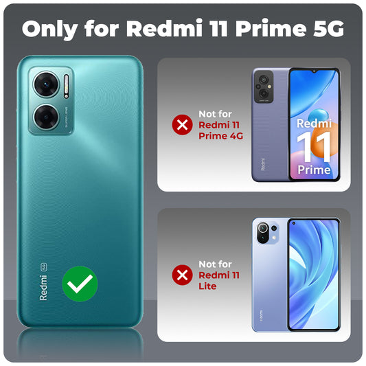 Premium Acrylic Transparent Back Cover for Redmi 11 Prime 5G