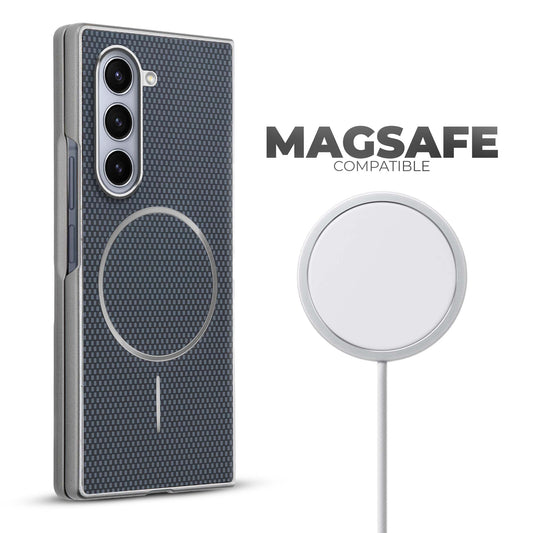 Flexible TPU Back Cover for Samsung Z Fold 5 with MagSafe Support & Unique Printed Designs
