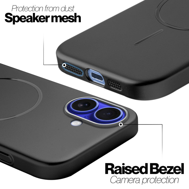 Slim Hard Shell Back Case for Apple iPhone 16 Plus