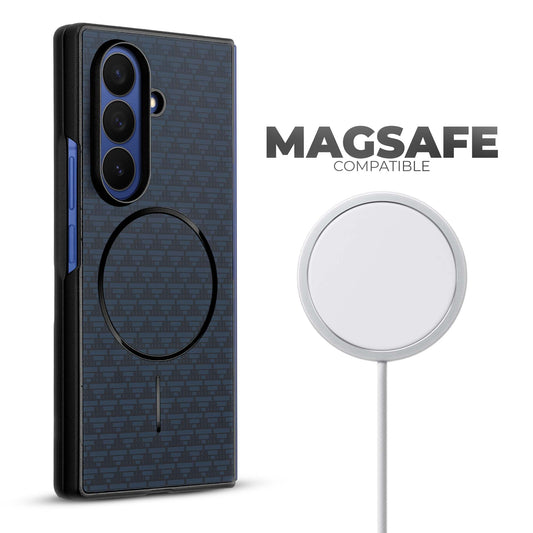 Flexible TPU Back Cover for Samsung Z Fold 7 with MagSafe Support & Unique Printed Designs
