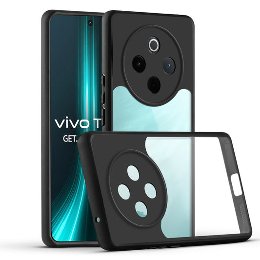 Soft Frame Clear Case For Vivo T4 5G