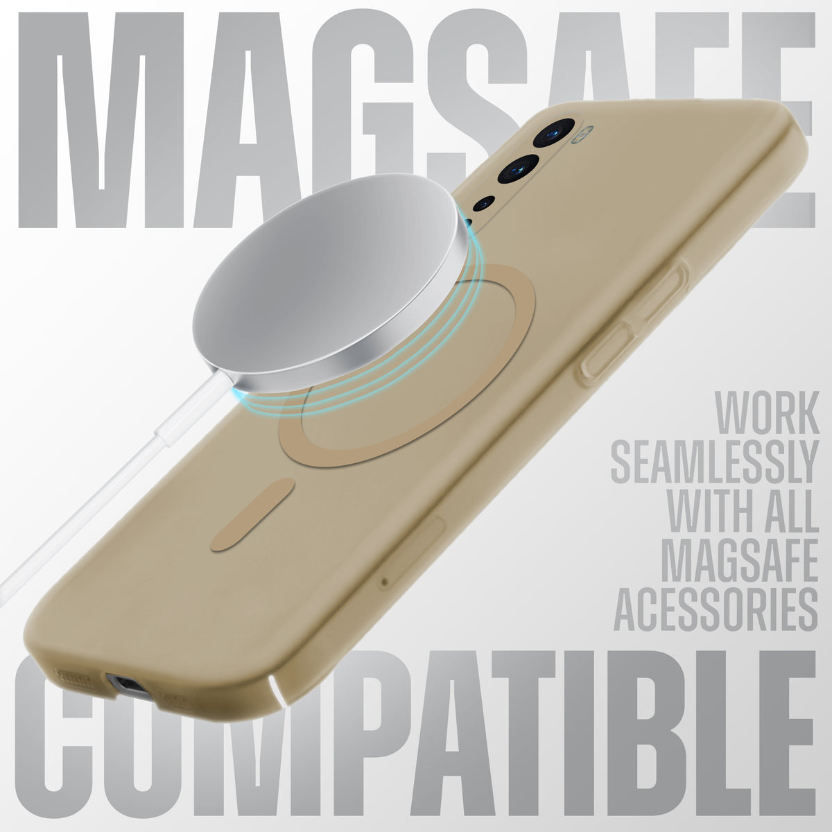 Frosted Slim Wireless Charging Support Case For OnePlus Nord