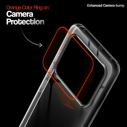 Crystal Clear Anti-Yellow Transparent Back Cover Case With Camera Ring Protection for Realme P4 Pro 5G